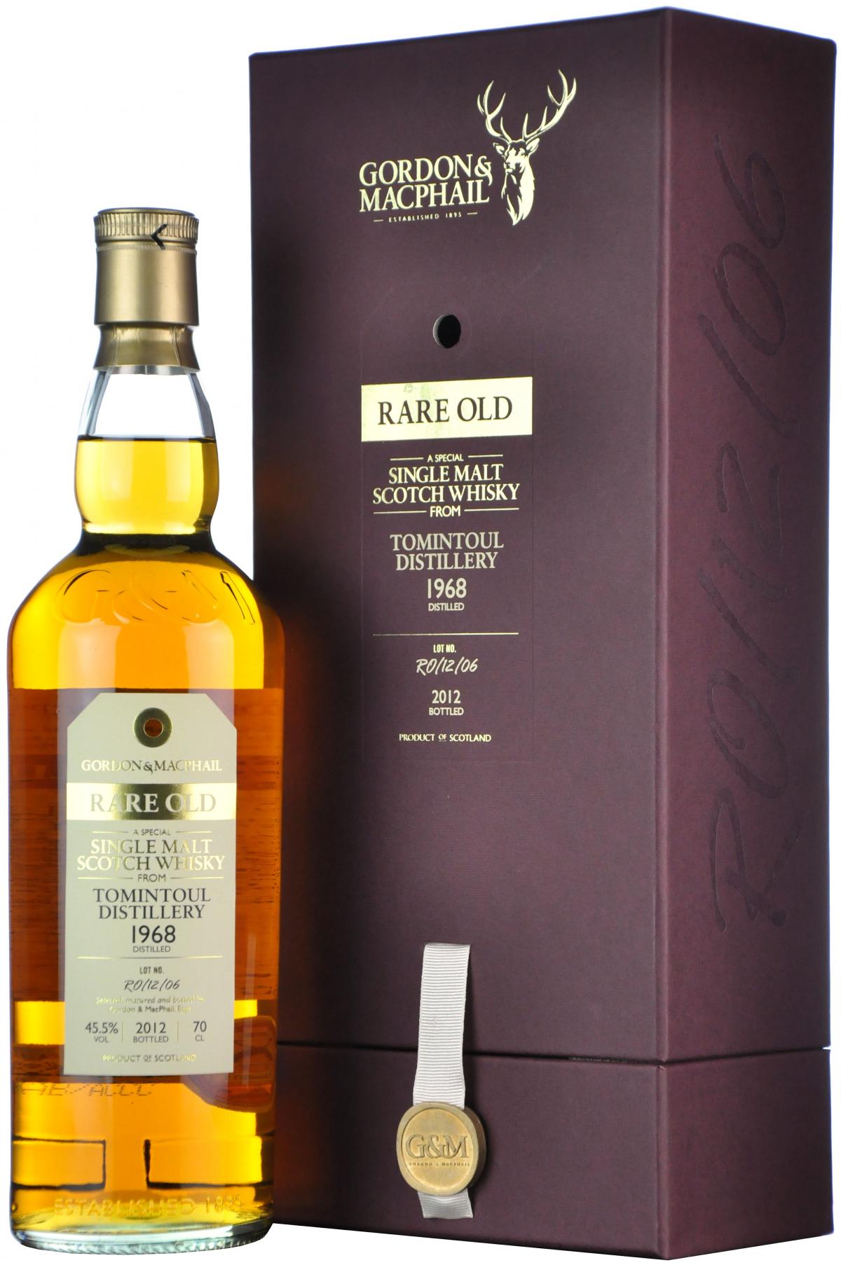 Tomintoul 1968-2012 Gordon & MacPhail Rare Old