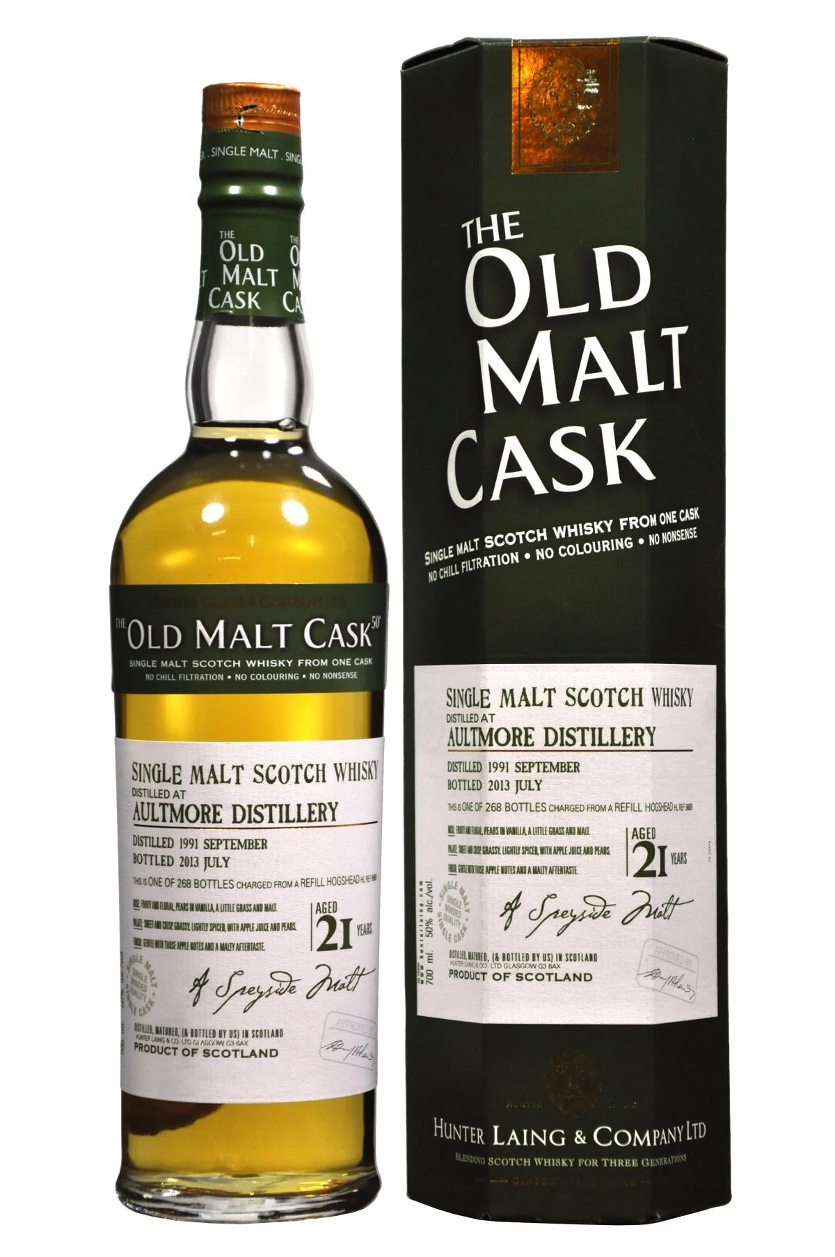 Aultmore 1991-2013 | 21 Year Old | Old Malt Cask 9869