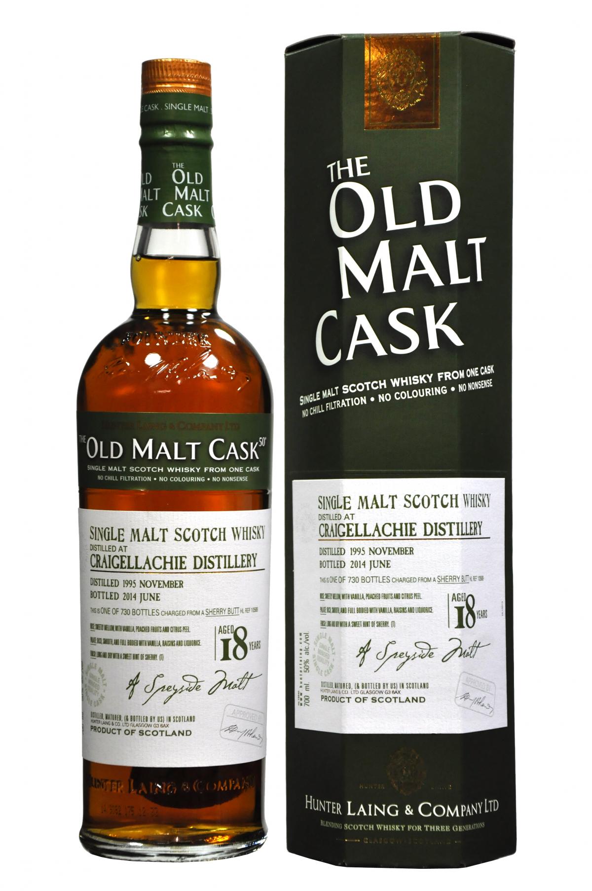 Craigellachie 1995-2014 | 18 Year Old | Old Malt Cask 10589