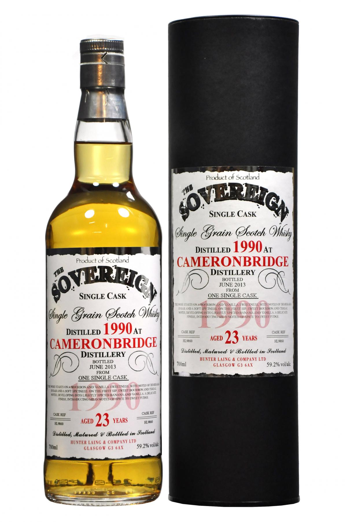 Cameronbridge 1990-2013 | 23 Year Old | The Sovereign Cask 9860