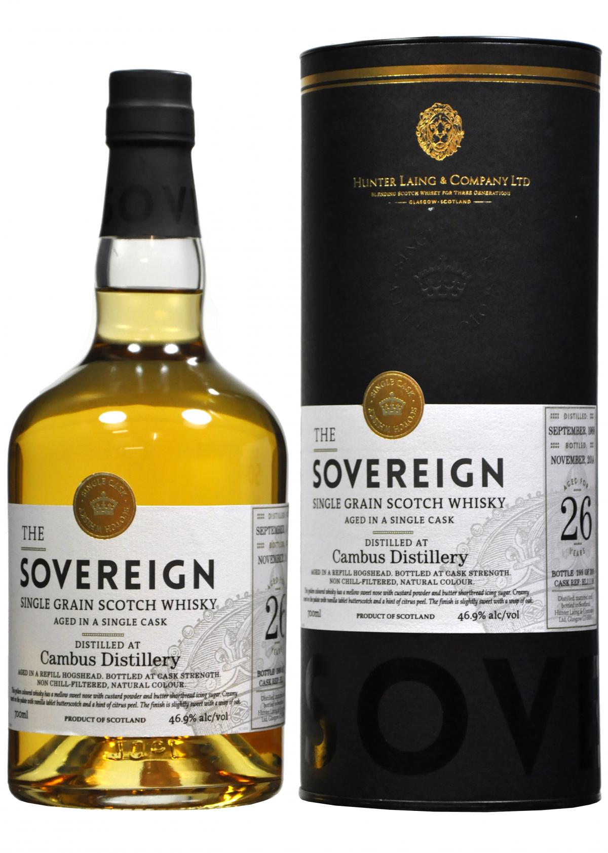 Cambus 1988-2014 | 26 Year Old | The Sovereign Cask HL11116