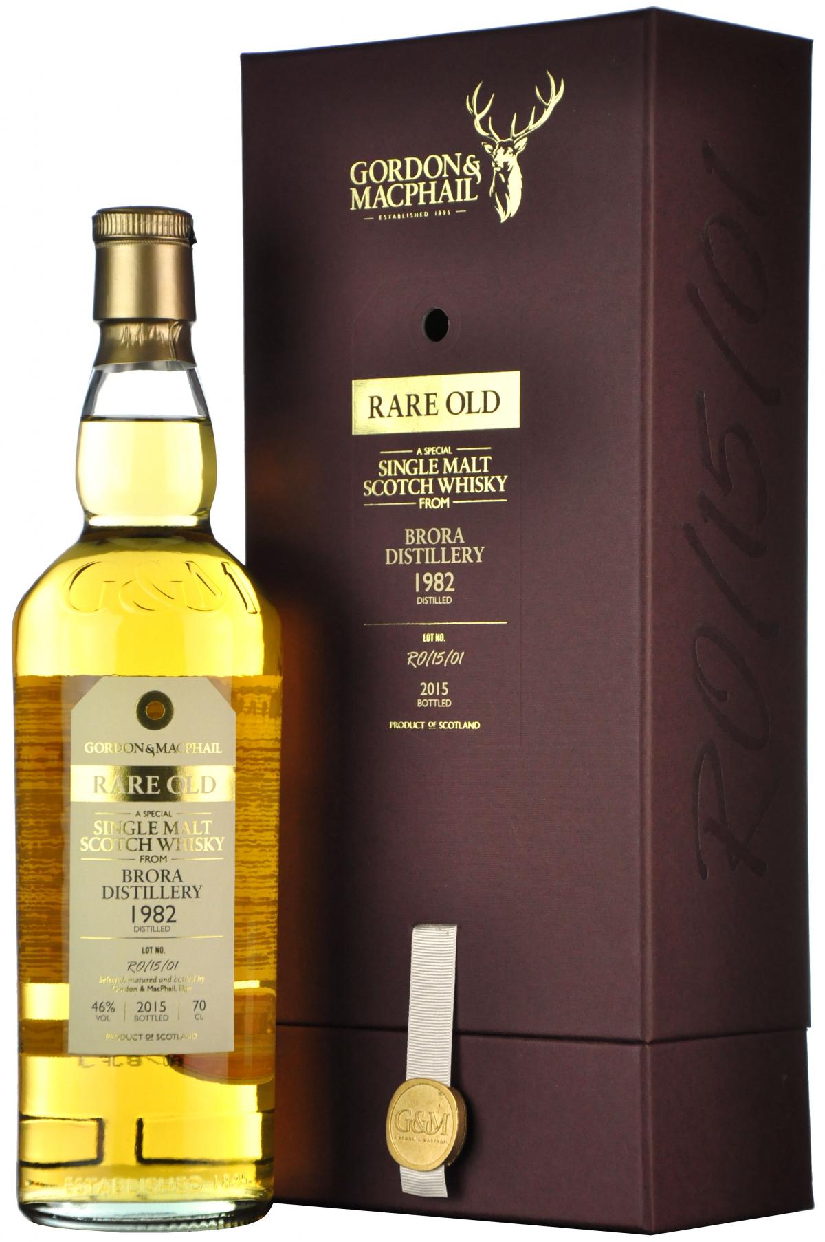 Brora 1982 rare old bottled 2015 by gordon and macphail