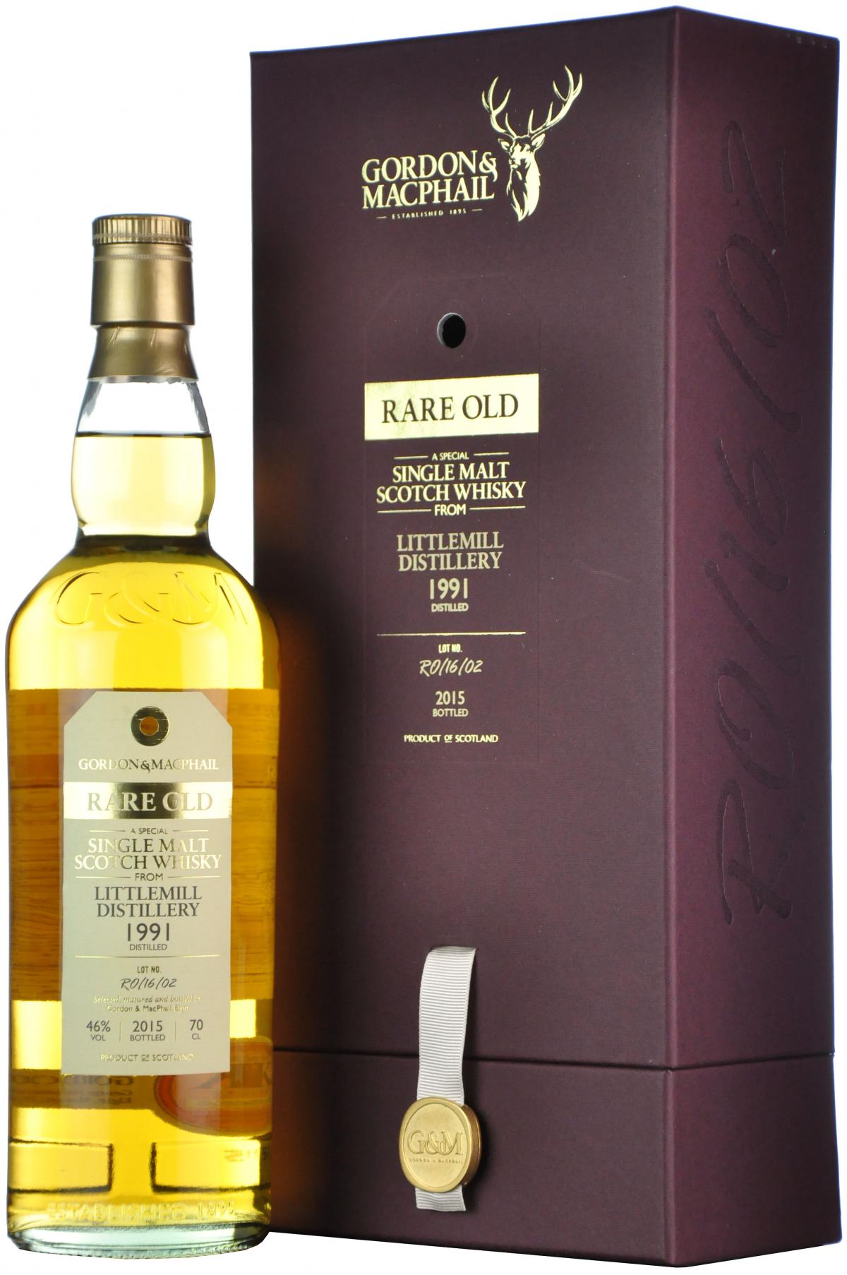 Littlemill 1991-2015 Gordon & MacPhail Rare Old