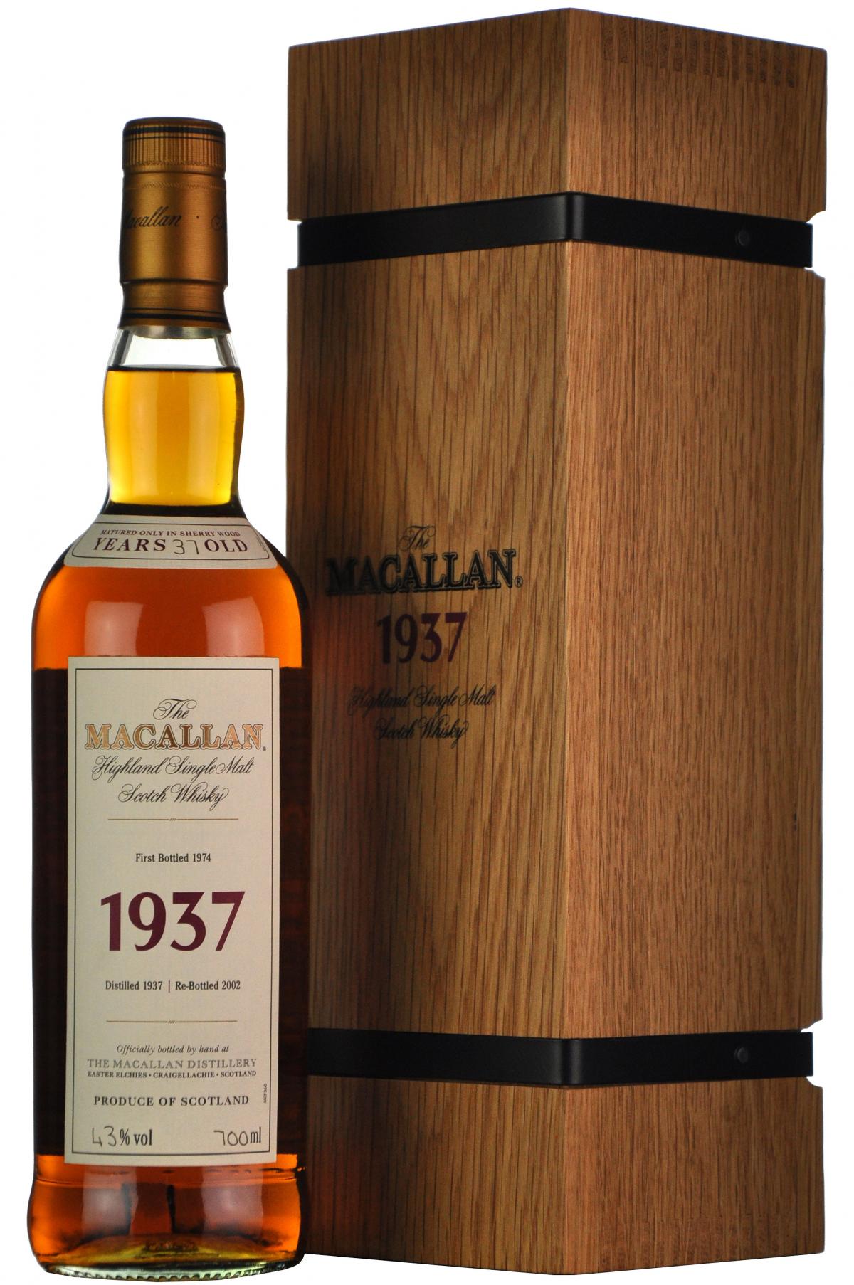 Macallan 1937 Fine & Rare 37 Year Old - Whisky-Online Shop