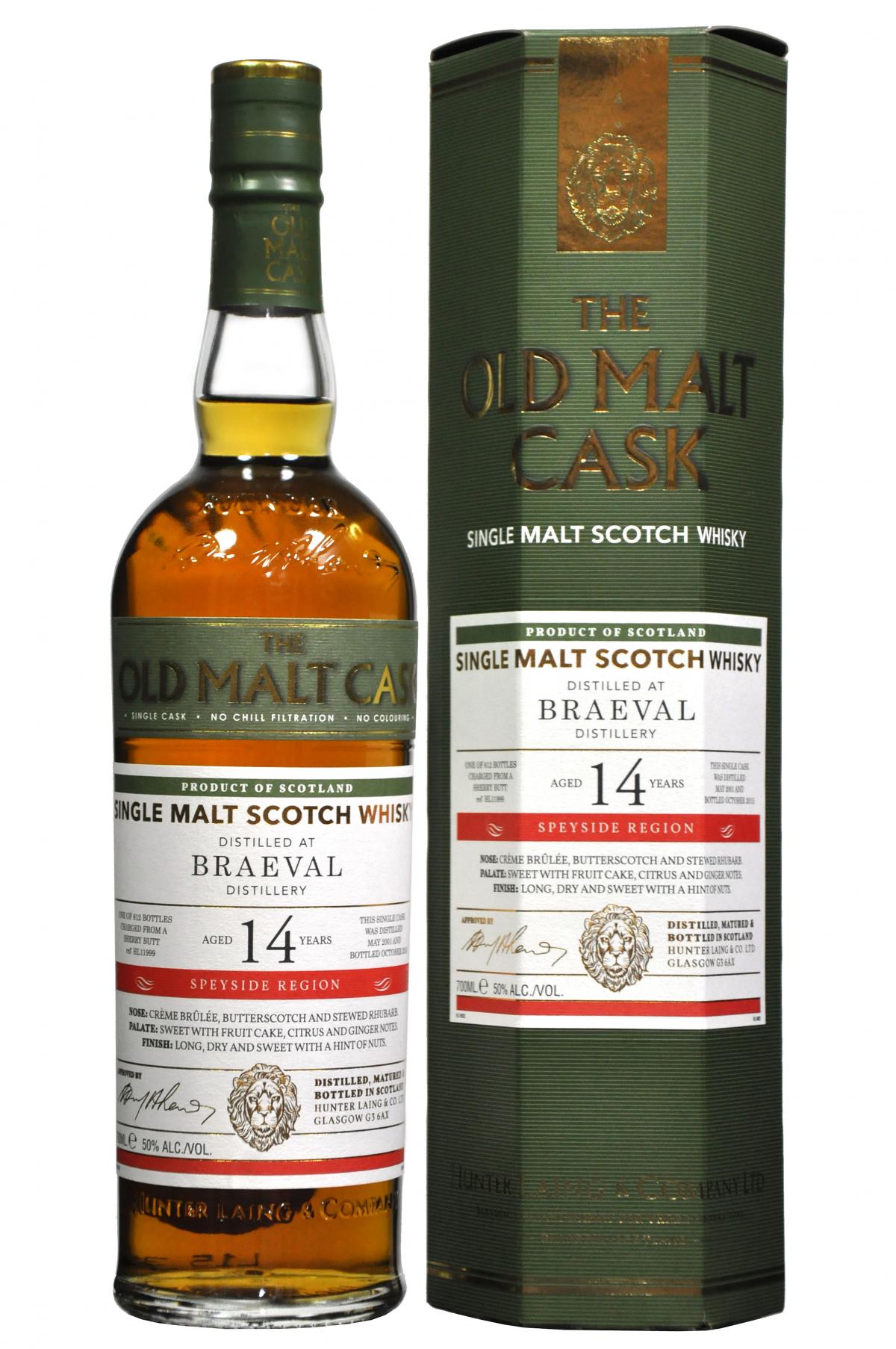 Braeval 2001-2015 | 14 Year Old | Old Malt Cask 11999