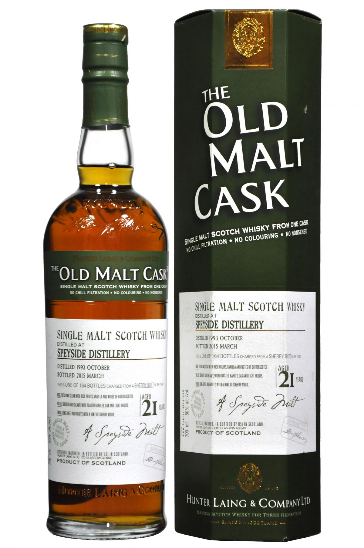 Speyside 1993-2015 | 21 Year Old | Old Malt Cask 11404