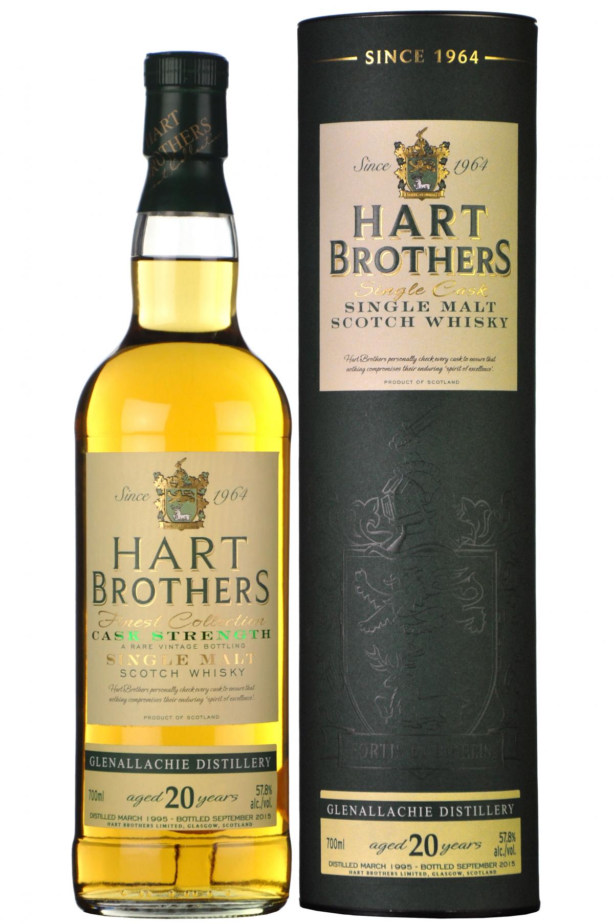 Glenallachie 1995 20 Year Old Hart Brothers - Whisky Online Shop
