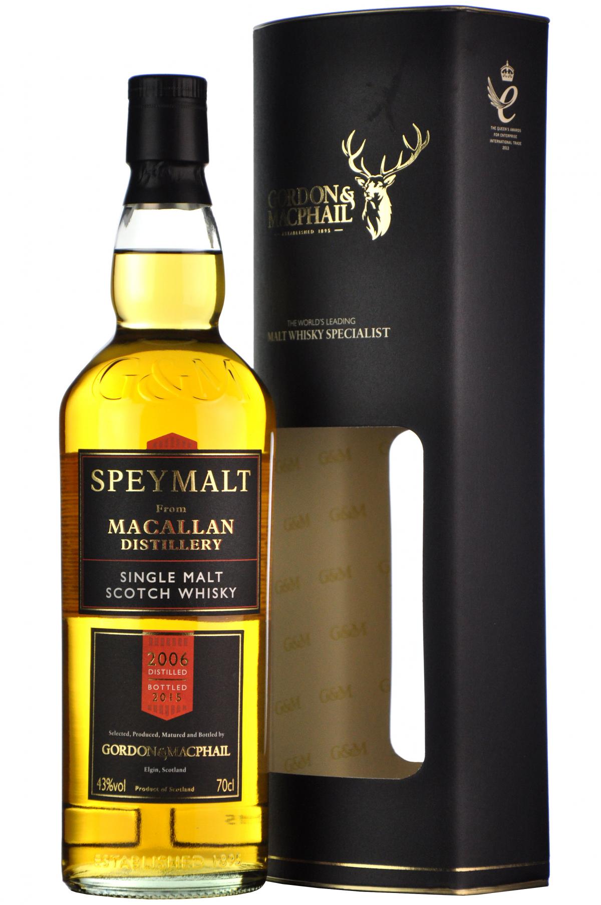 Macallan 2006-2015 Speymalt Gordon MacPhail - Whisky Online 