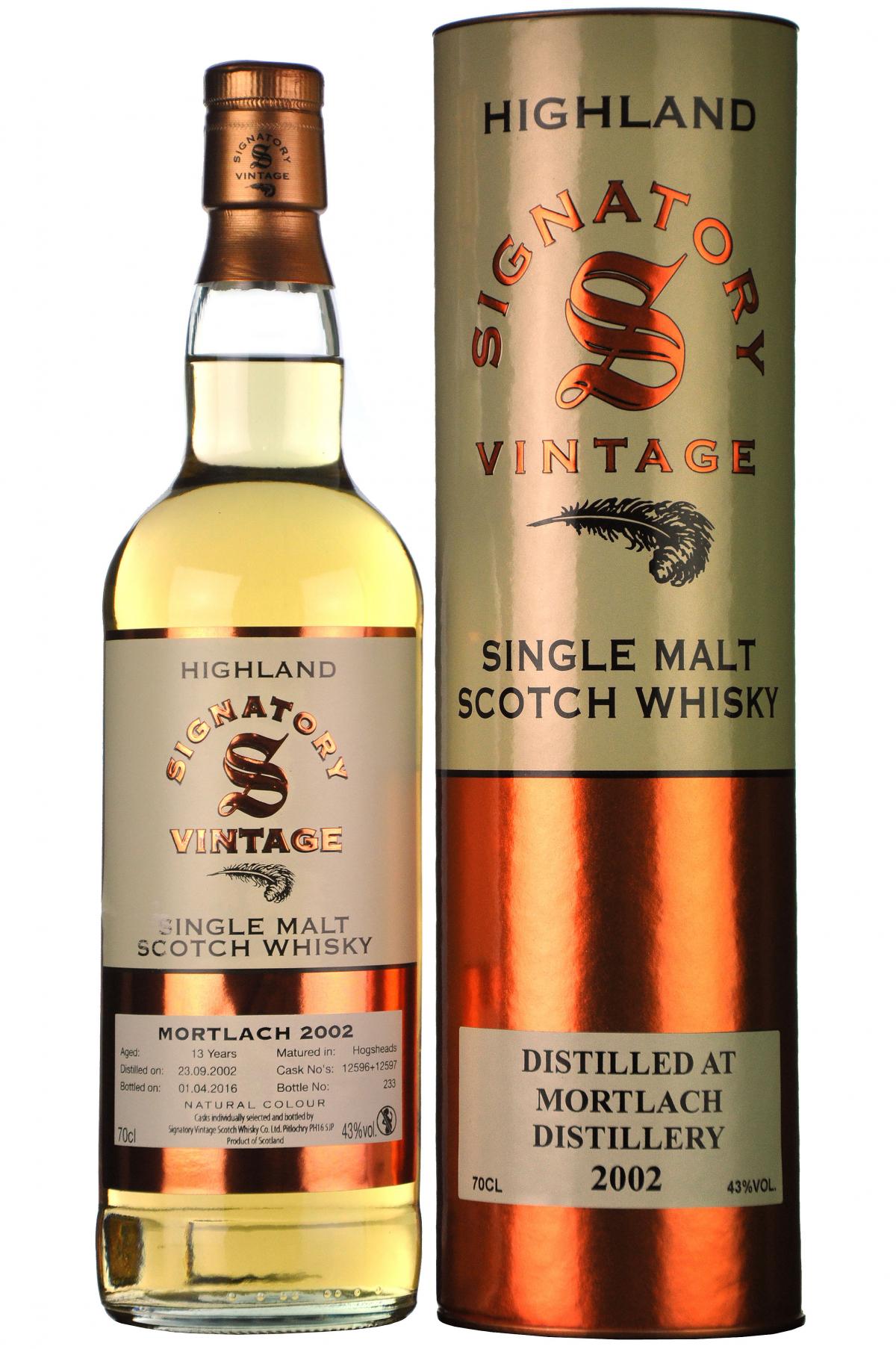 Mortlach 2002-2016 | 13 Year Old | Signatory Vintage