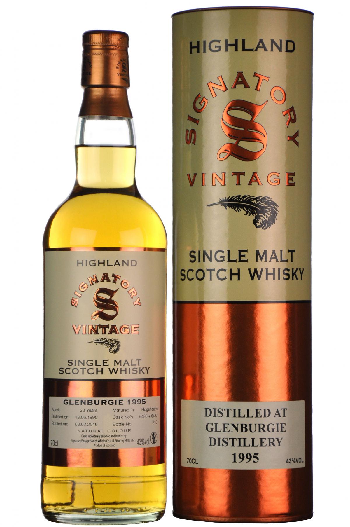 Glenburgie 1995-2016 | 20 Year Old | Signatory Vintage