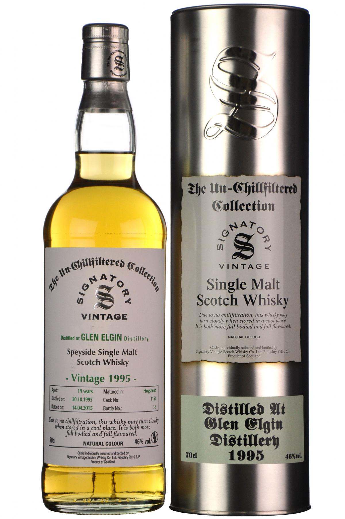 Glen Elgin 1995-2015 | 19 Year Old | Signatory Vintage