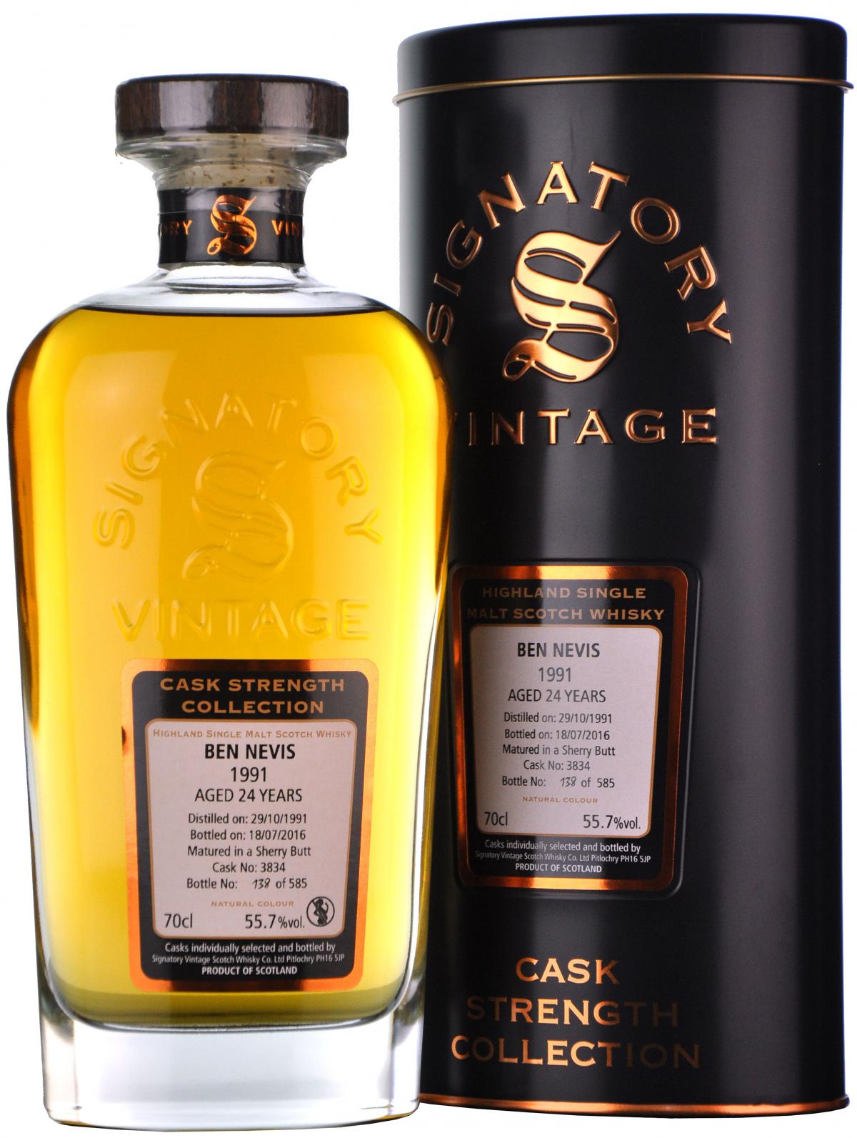 Ben Nevis 1991-2016 | 24 Year Old | Signatory Vintage