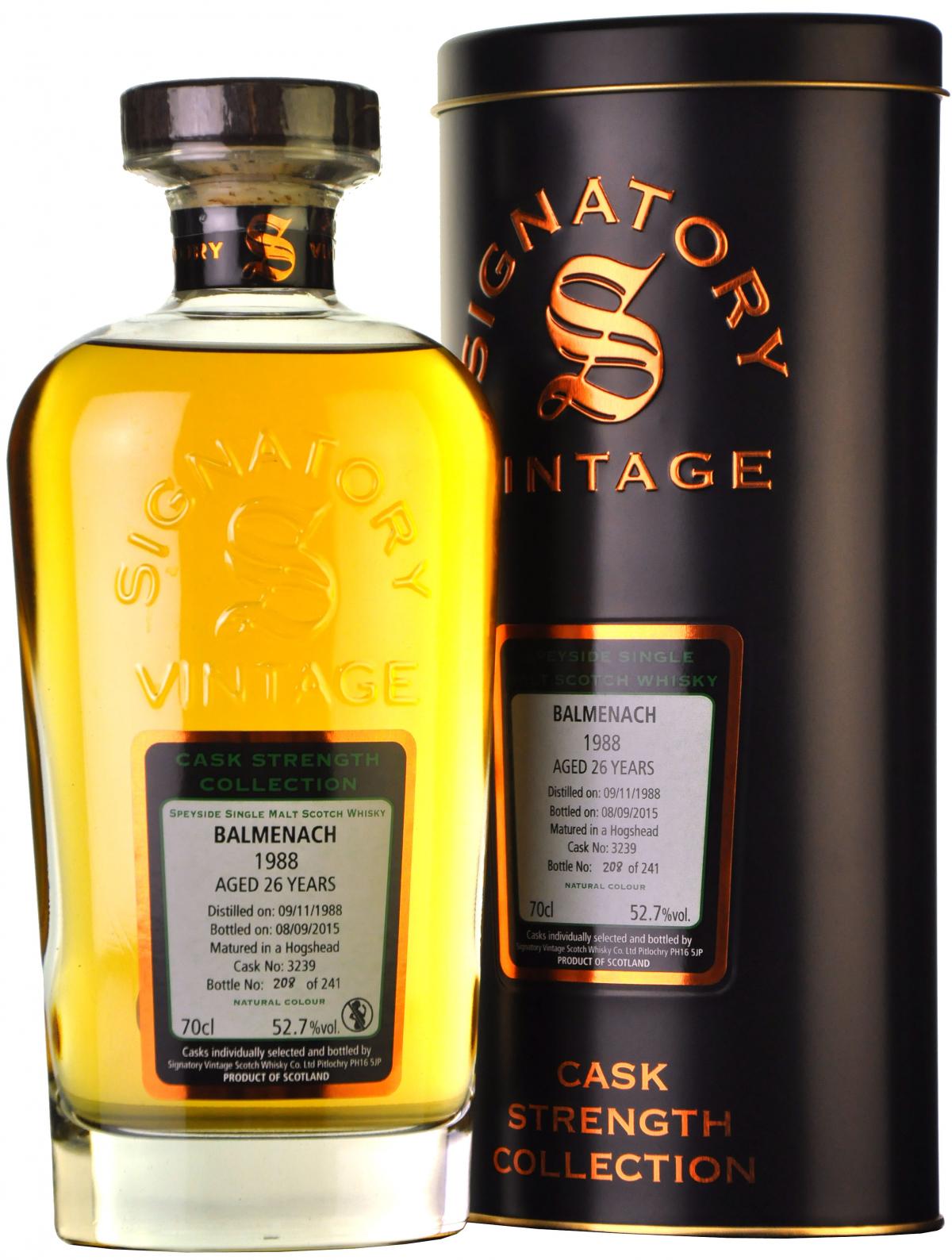 Balmenach 1988-2015 | 26 Year Old | Signatory Vintage