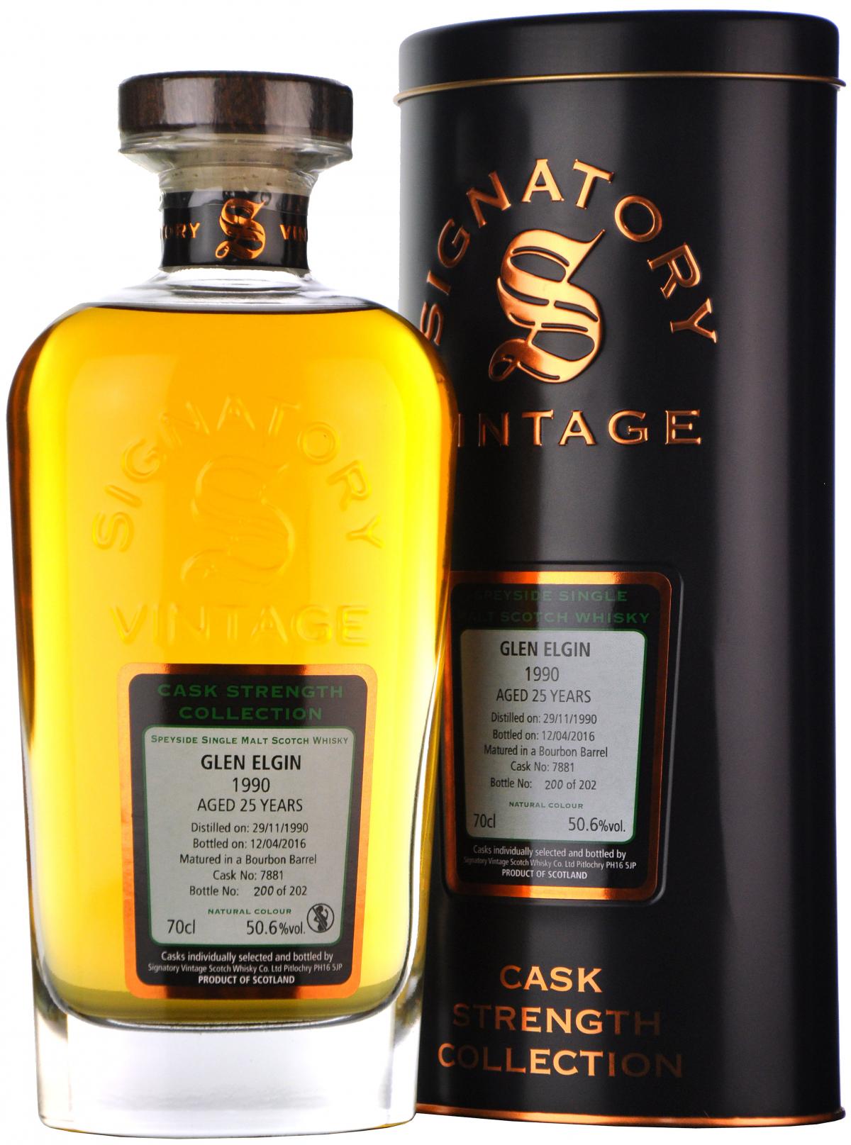 Glen Elgin 1990-2016 | 25 Year Old | Signatory Vintage