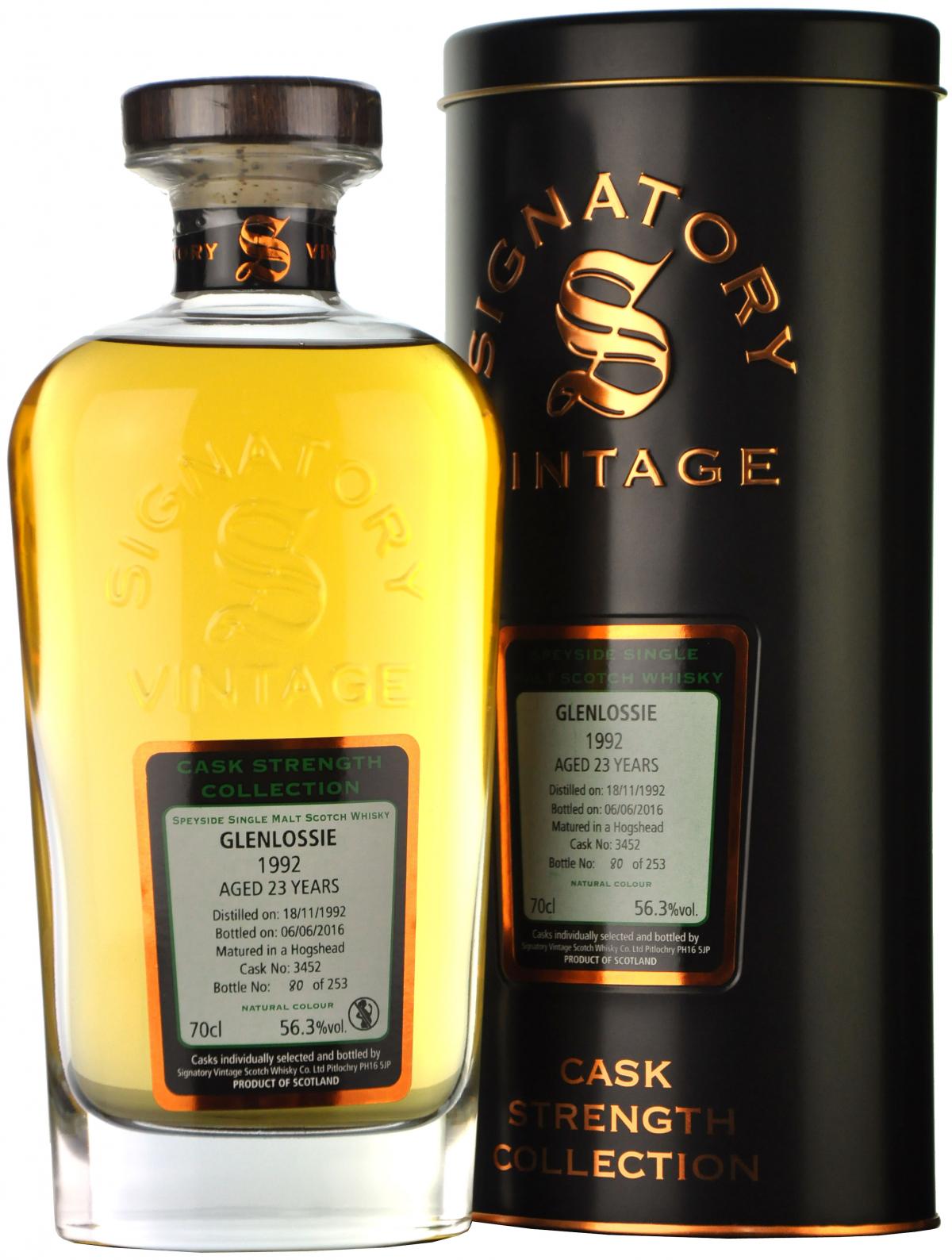 Glenlossie 1992-2016 | 23 Year Old | Signatory Vintage