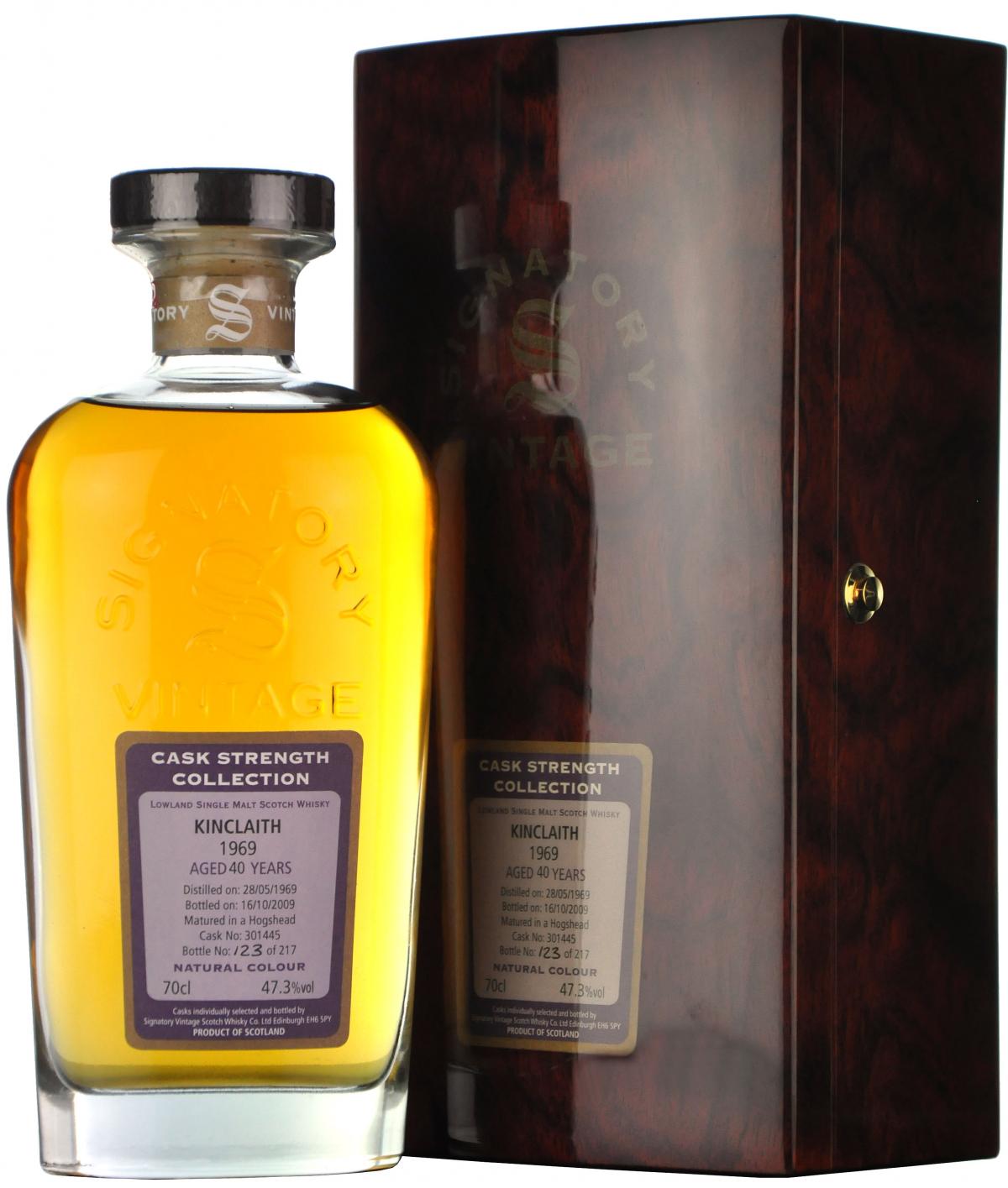 Kinclaith 1969-2009 | 40 Year Old | Signatory Vintage