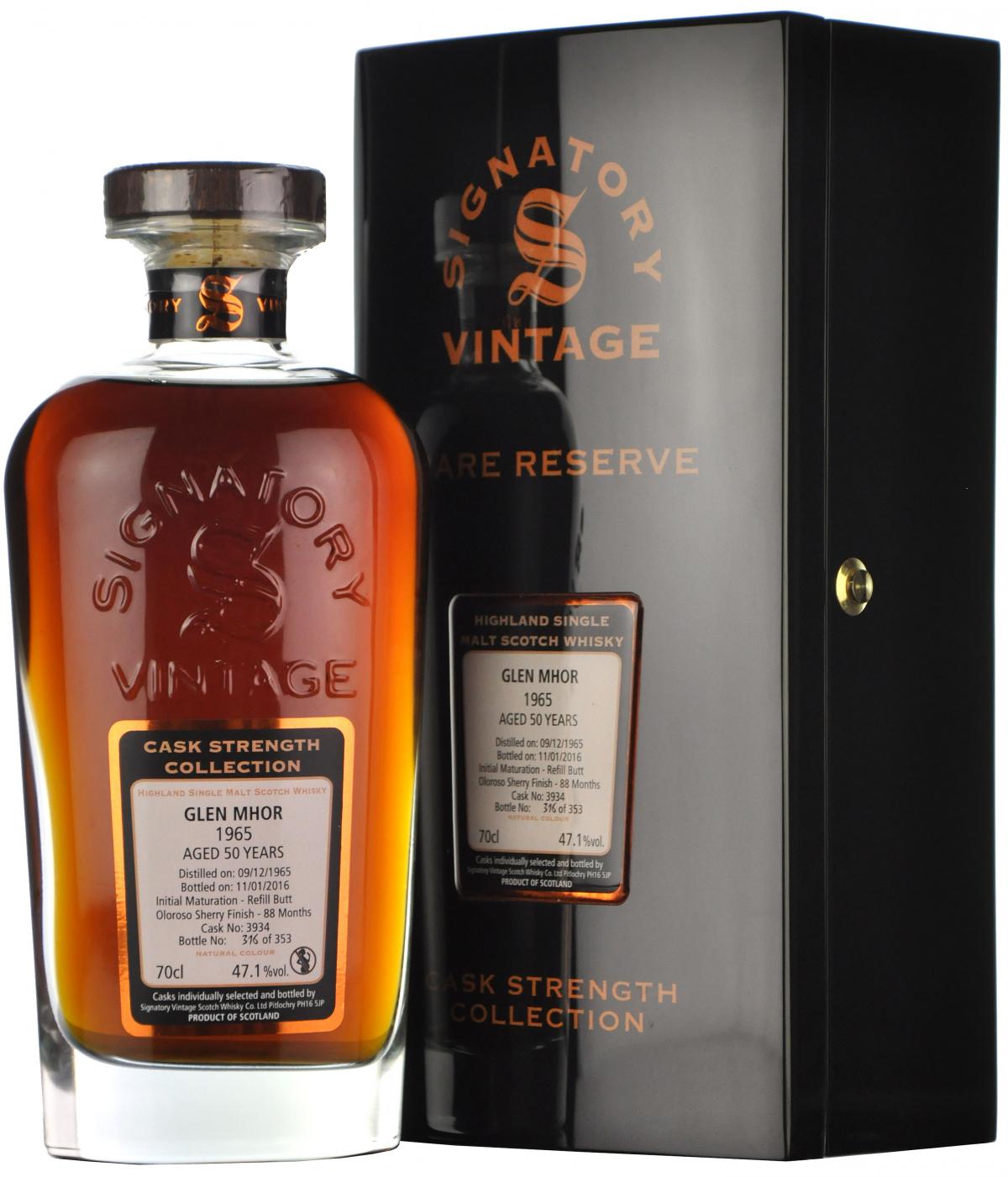 Glen Mhor 1965-2016 | 50 Year Old | Signatory Vintage