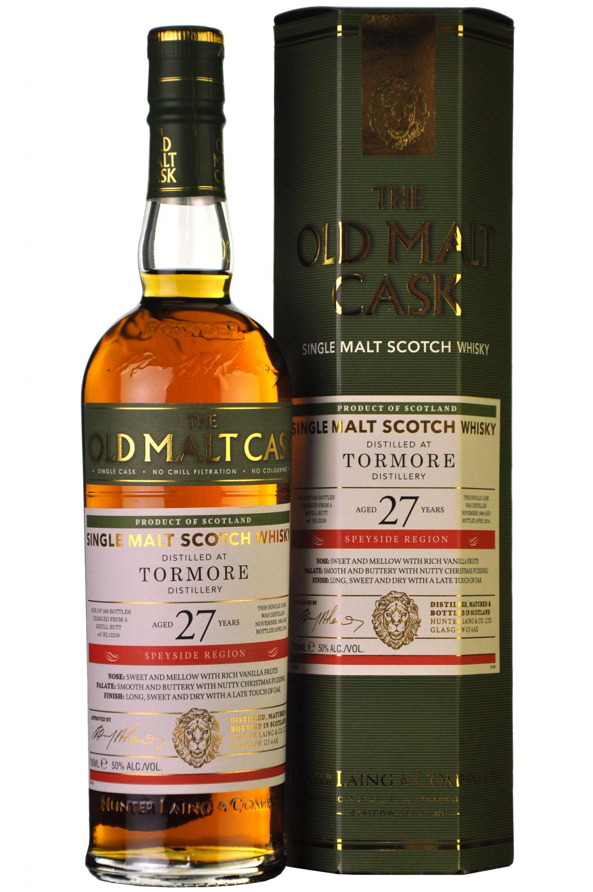 Tormore 1988-2016 | 27 Year Old | Old Malt Cask 12239