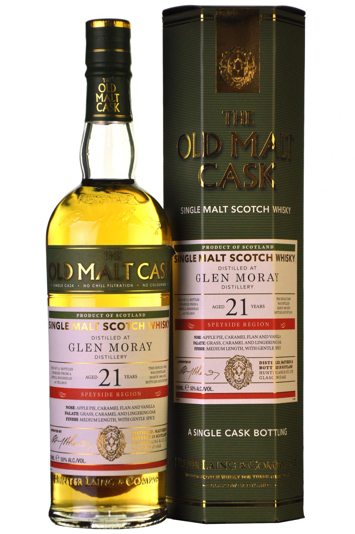 Glen Moray 1995-2016 | 21 Year Old | Old Malt Cask 12819
