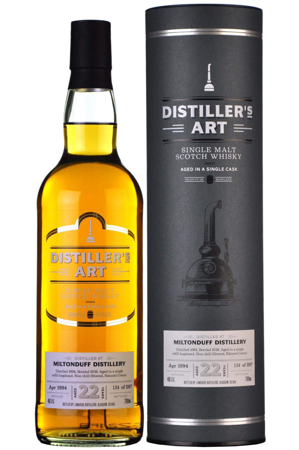 Miltonduff 1994-2016 | 22 Year Old | Distiller's Art