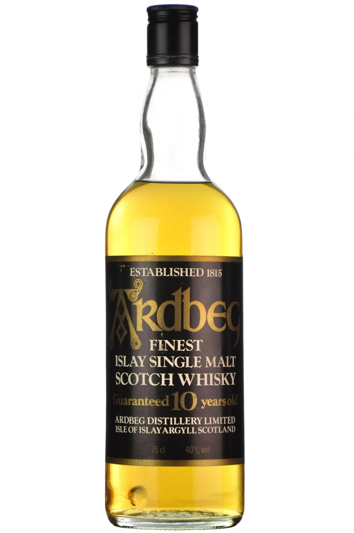 Ardbeg Guaranteed 10 Year Old 1980s