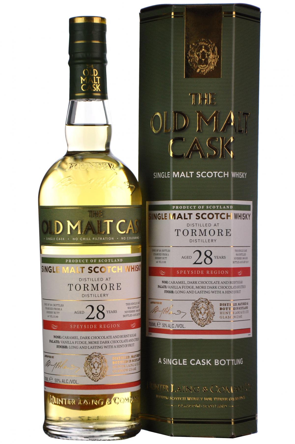 Tormore 1988-2017 | 28 Year Old | Old Malt Cask 13189