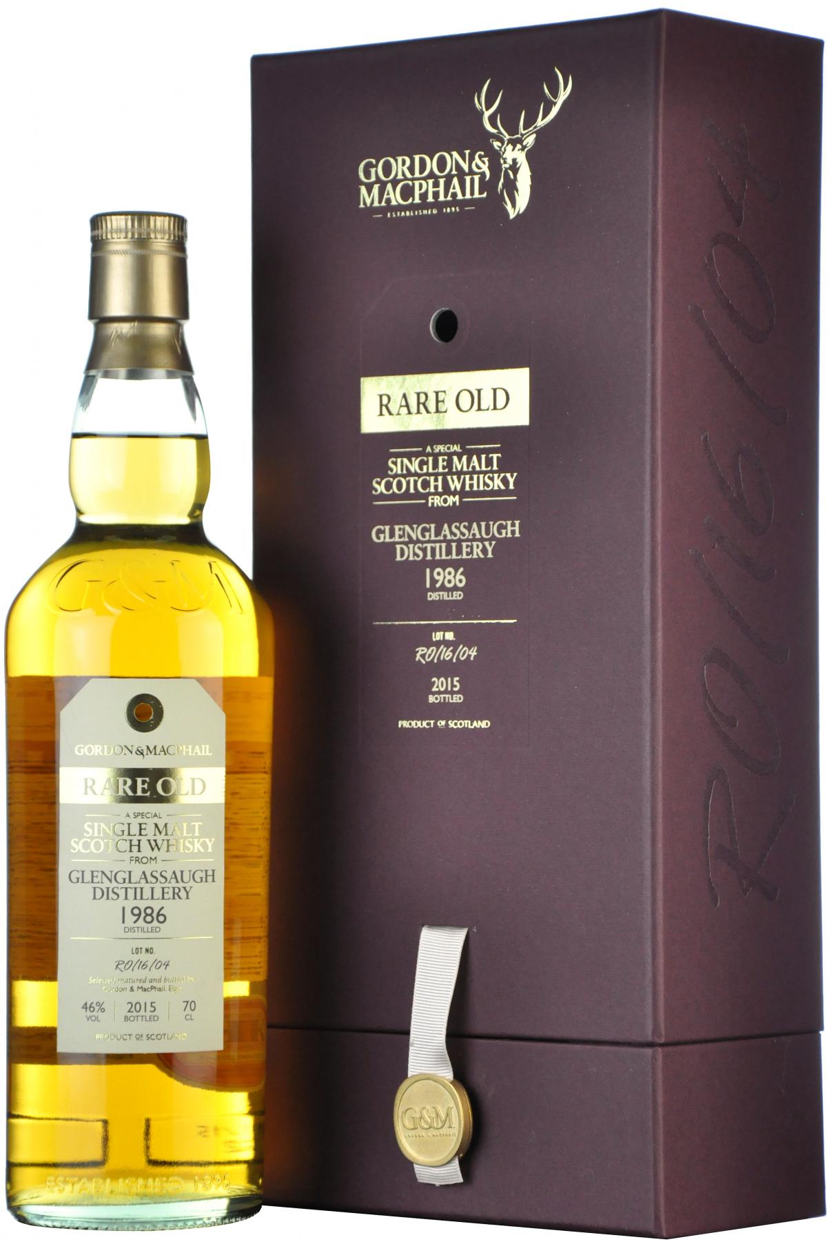 Glenglassaugh 1986-2015 Gordon & MacPhail Rare Old