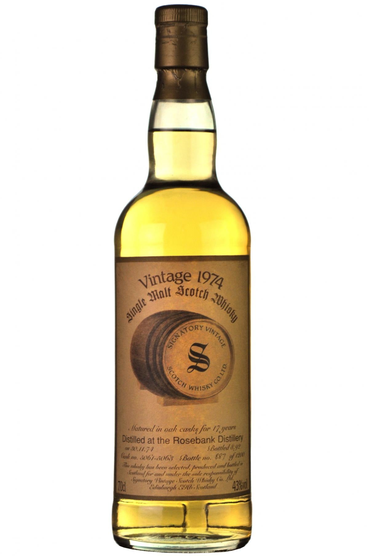Rosebank 1974-1992 | 17 Year Old Signatory Vintage