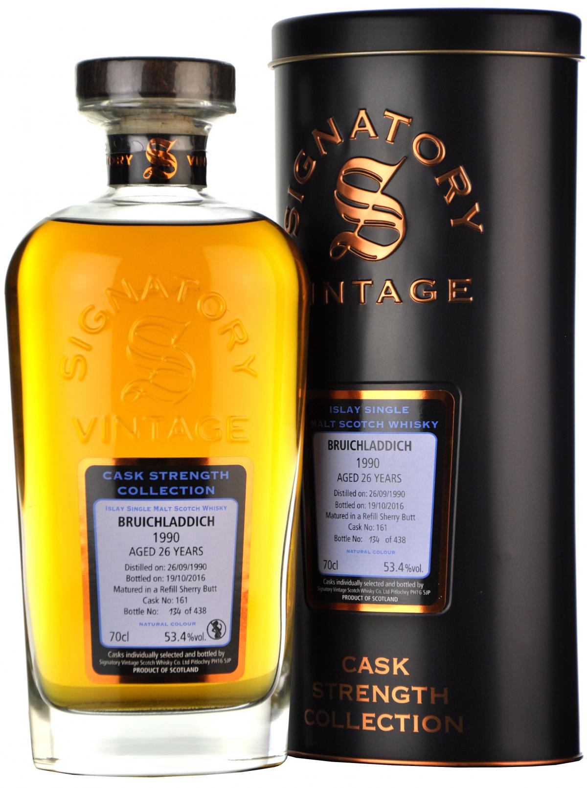 Bruichladdich 1990-2016 | 26 Year Old | Signatory Vintage