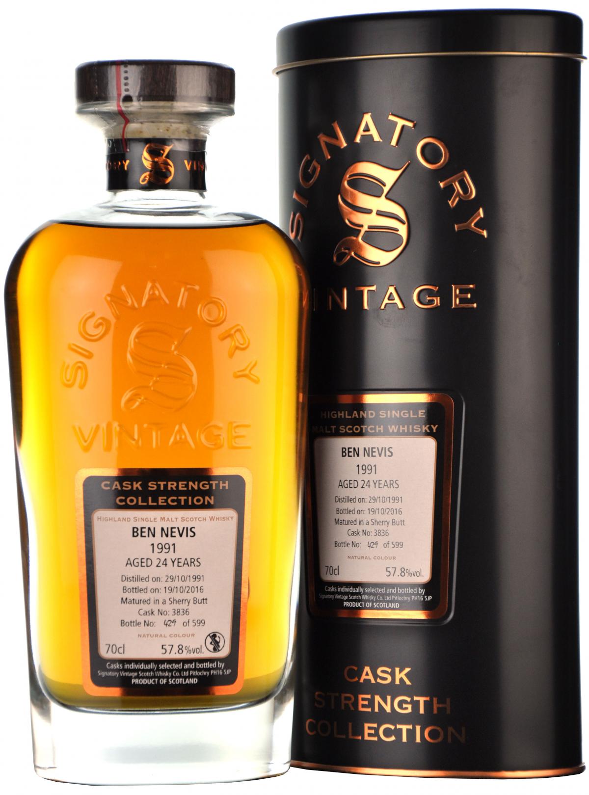 Ben Nevis 1991-2016 | 24 Year Old | Signatory Vintage