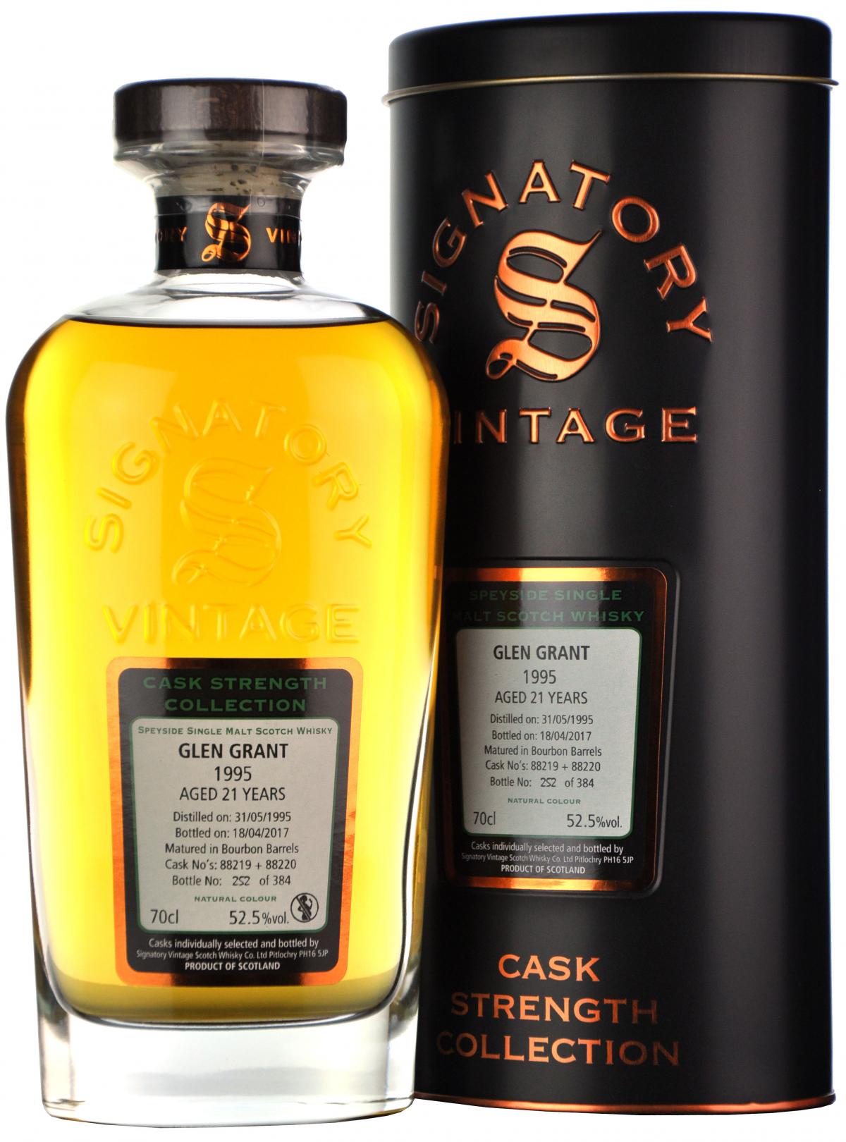 Glen Grant 1995-2017 | 21 Year Old | Signatory Vintage