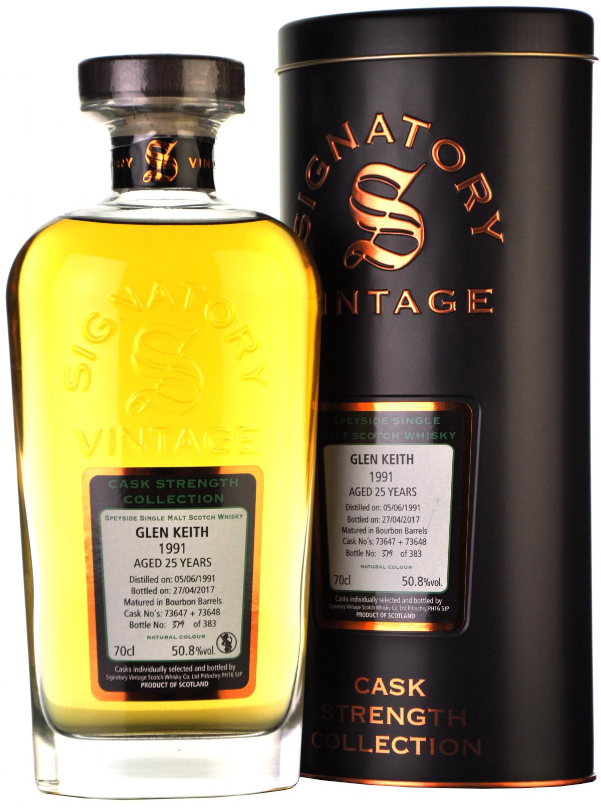 Glen Keith 1991-2017 | 25 Year Old | Signatory Vintage