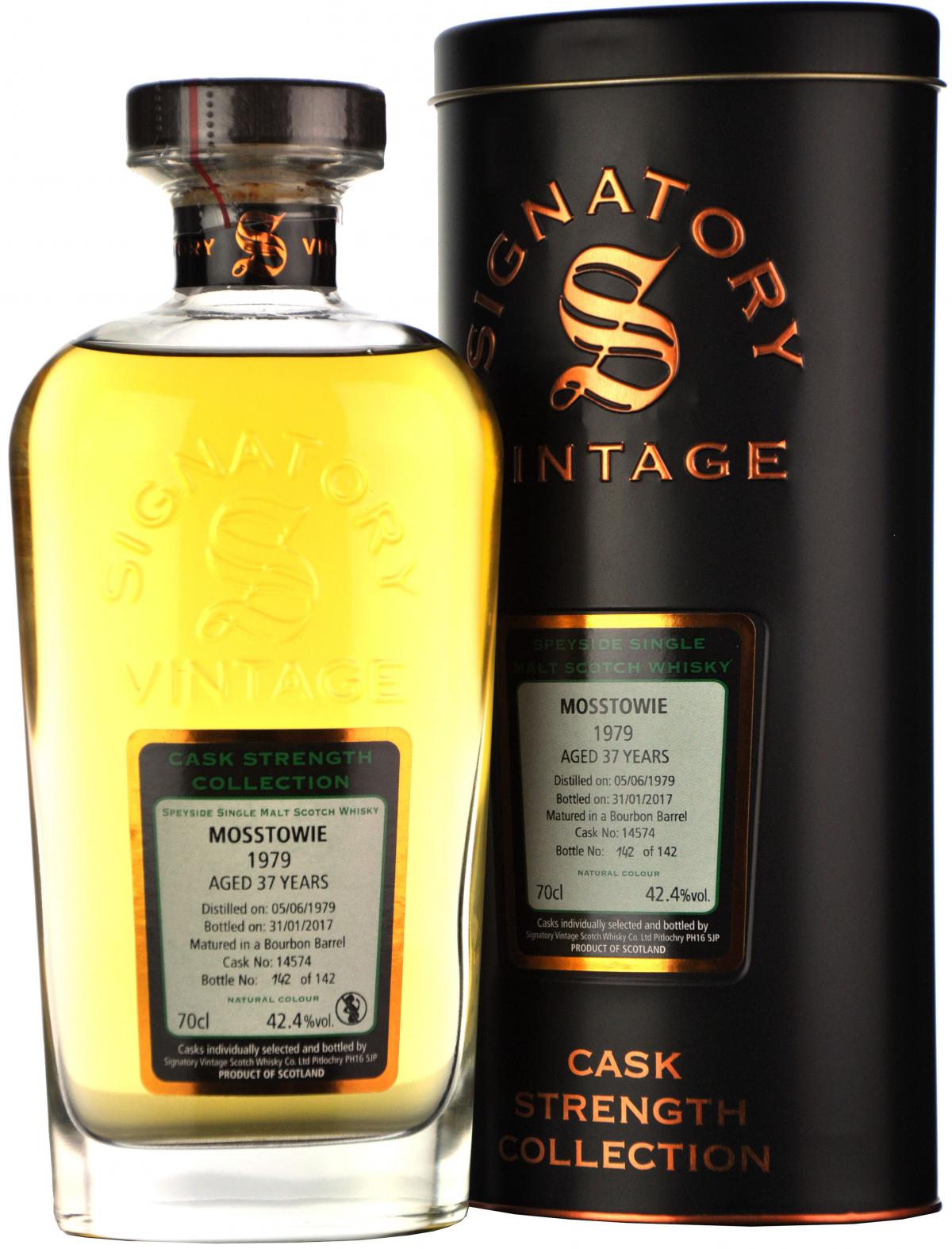 Mosstowie 1979-2017 | 37 Year Old  Signatory Vintage Cask 14574