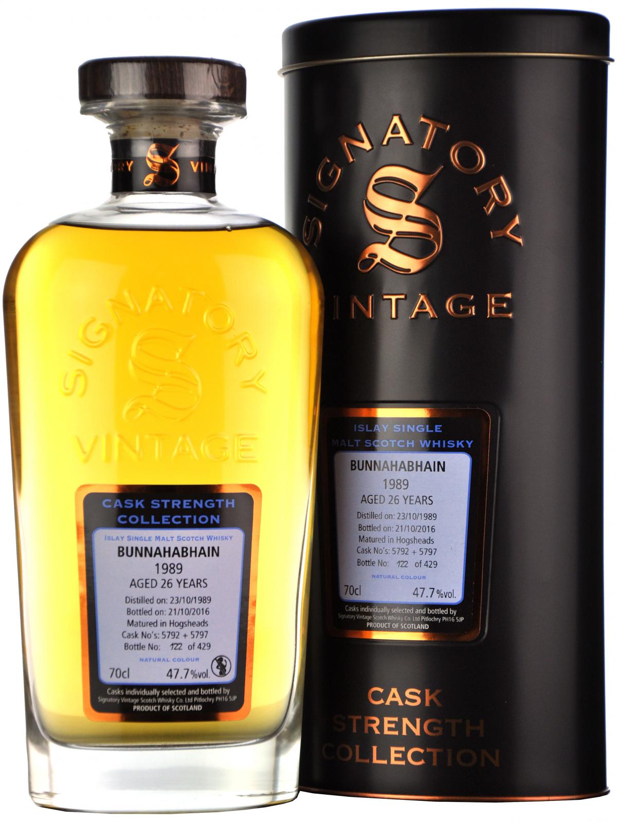 Bunnahabhain 1989-2016 | 26 Year Old | Signatory Vintage