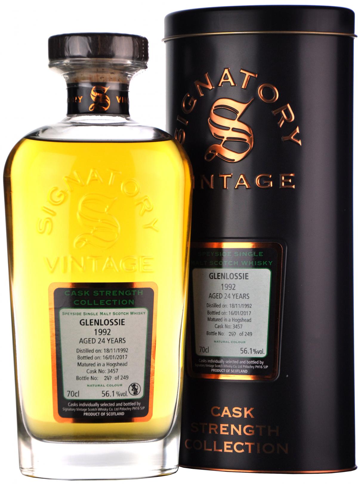 Glenlossie 1992-2017 | 24 Year Old | Signatory Vintage