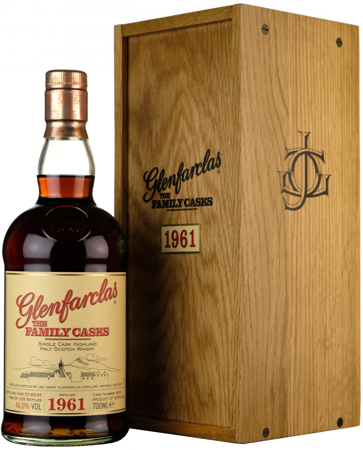 Glenfarclas 1961 The Family Cask 4913 - Whisky-Online Shop