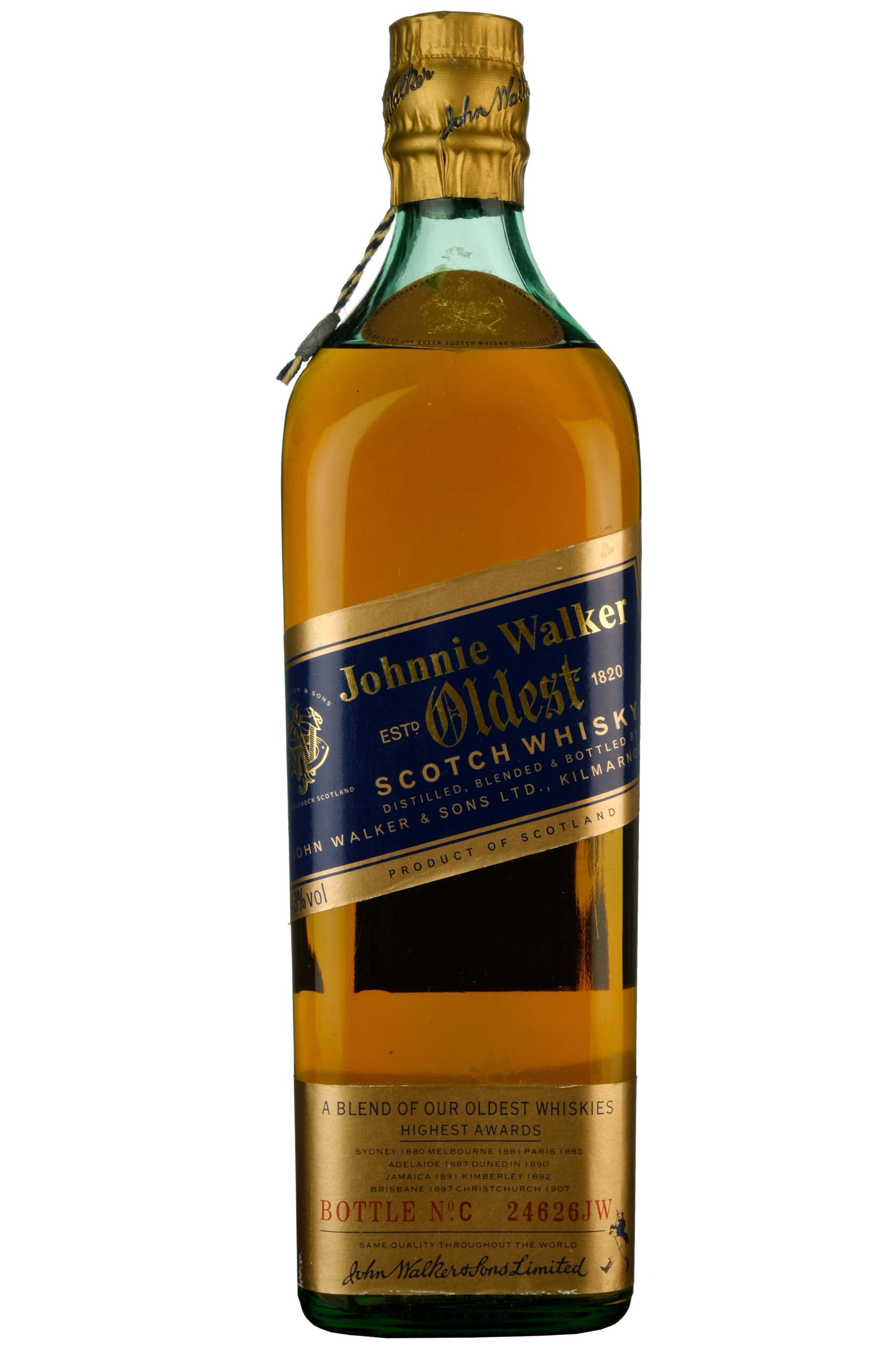 Johnnie Walker Oldest 1980s