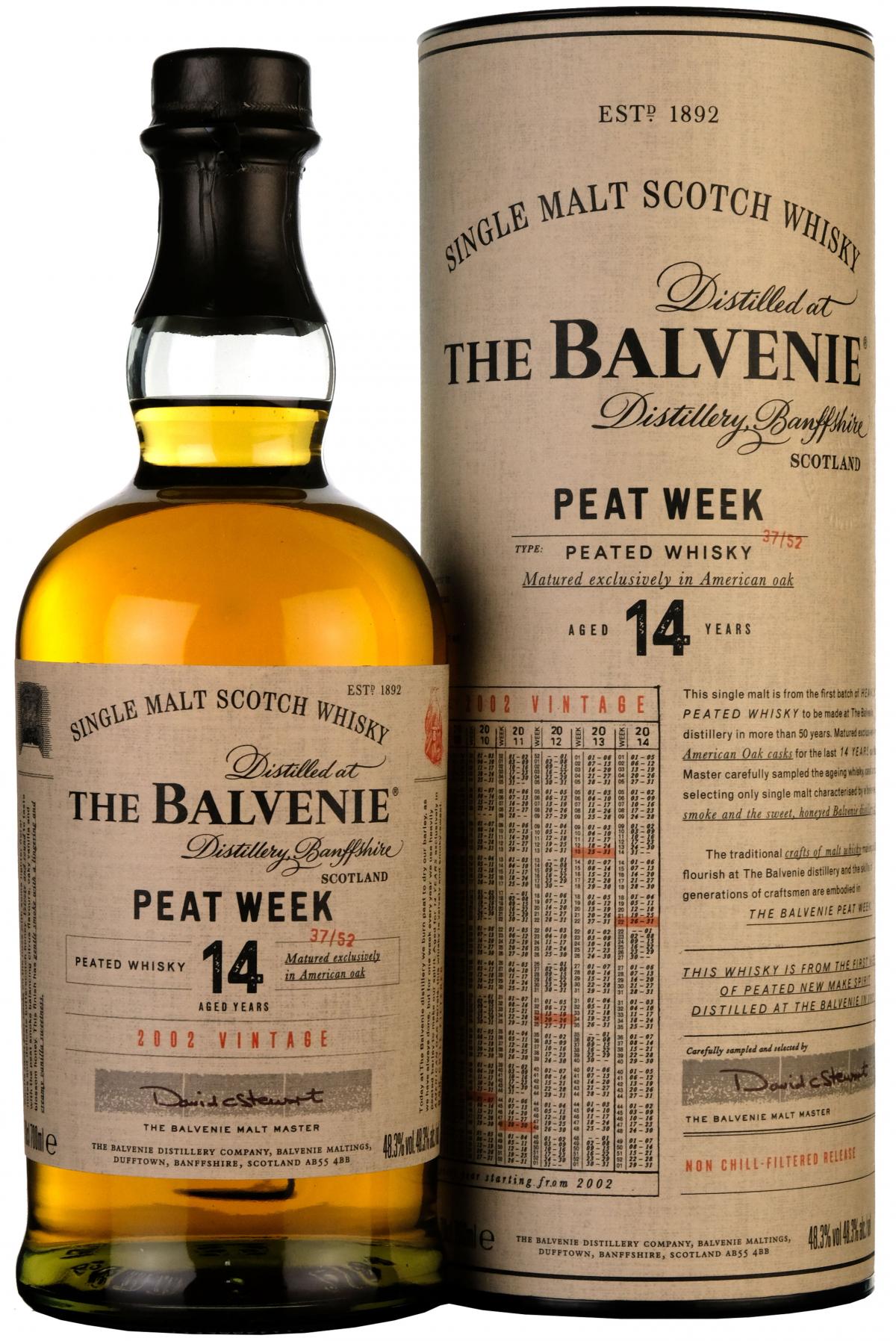 Balvenie 2002 | 14 Year Old Peat Week