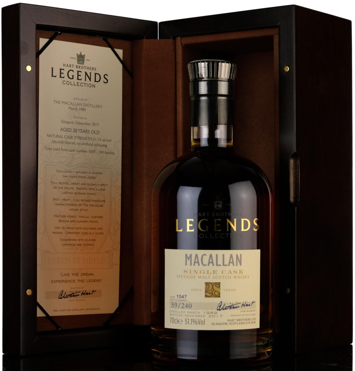 Macallan 1989-2017 | 28 Year Old | Hart Brothers Legends Collection