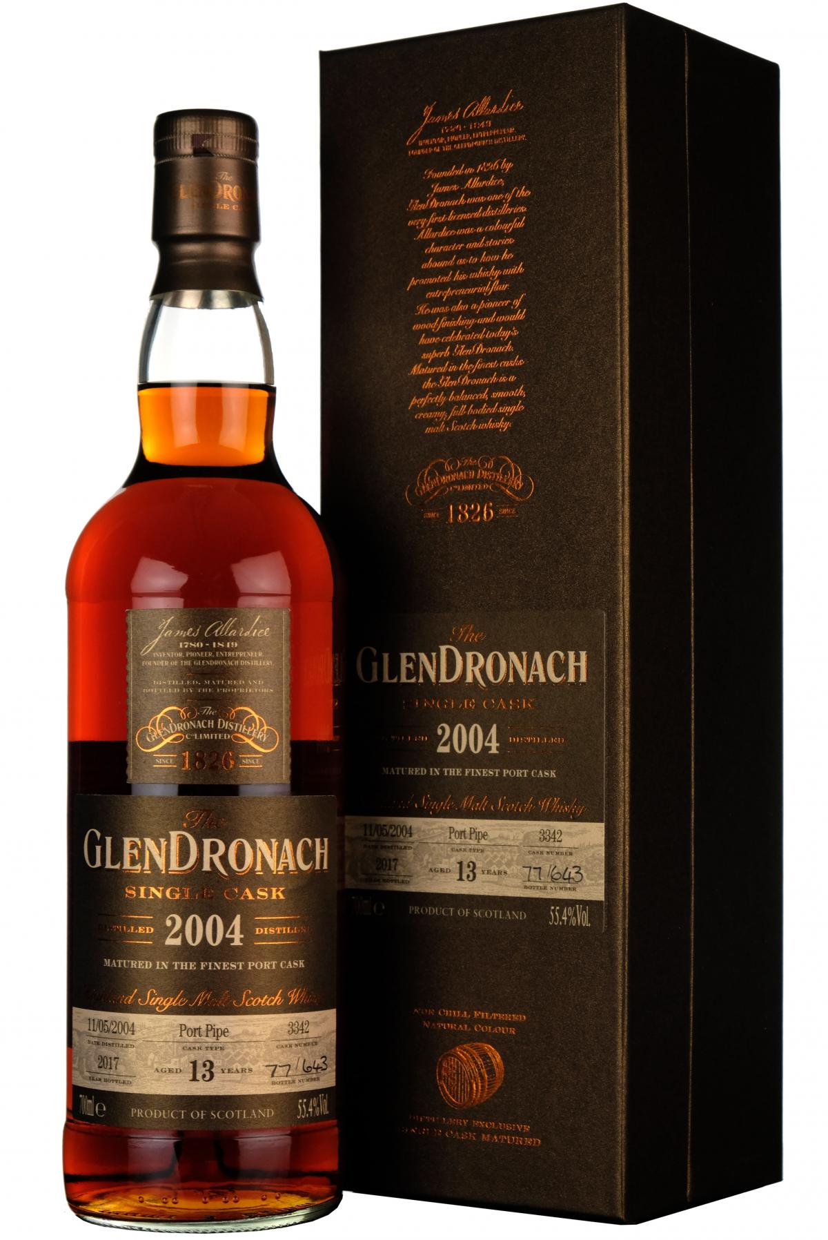 Glendronach 2004-2017 | 13 Year Old | Single Cask 3342 | Batch 16