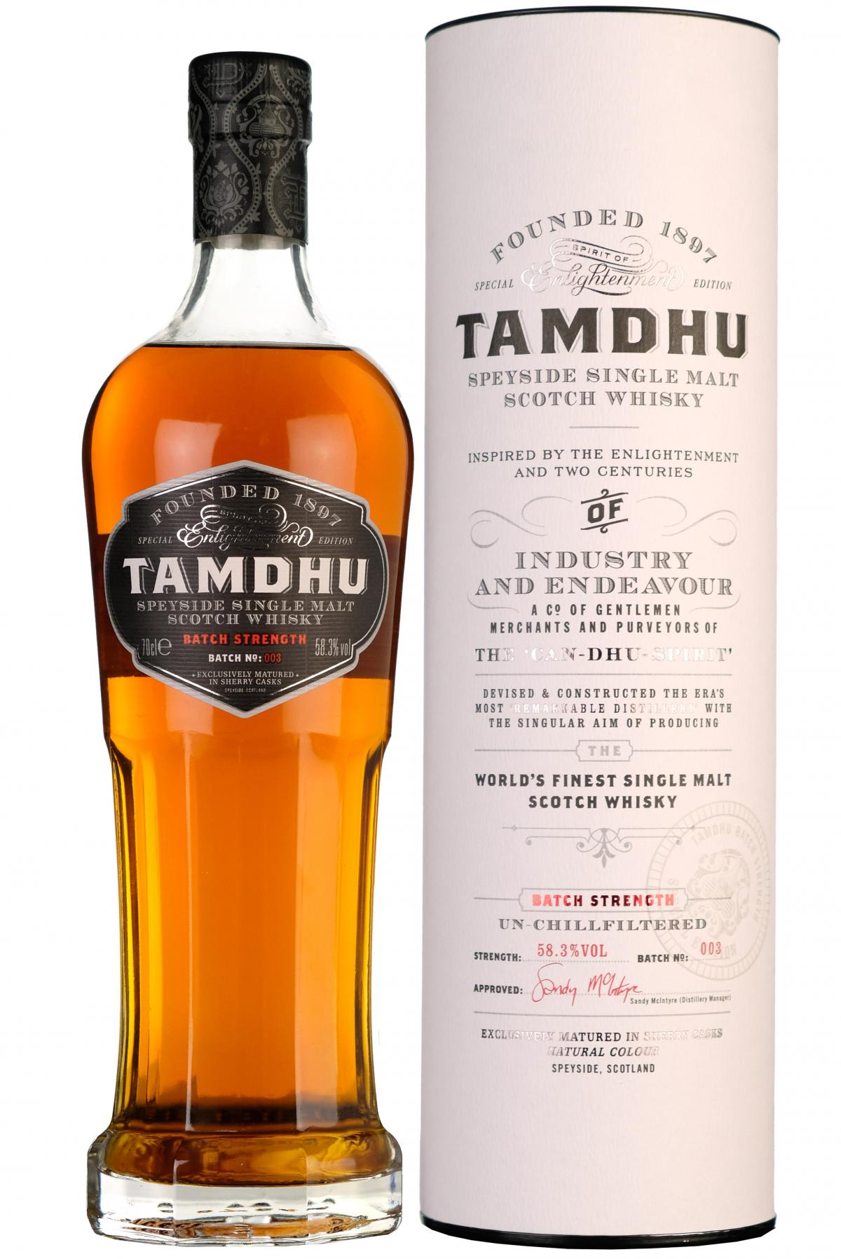 tamdhu batch strength 003 3 single malt scotch whisky whiskey