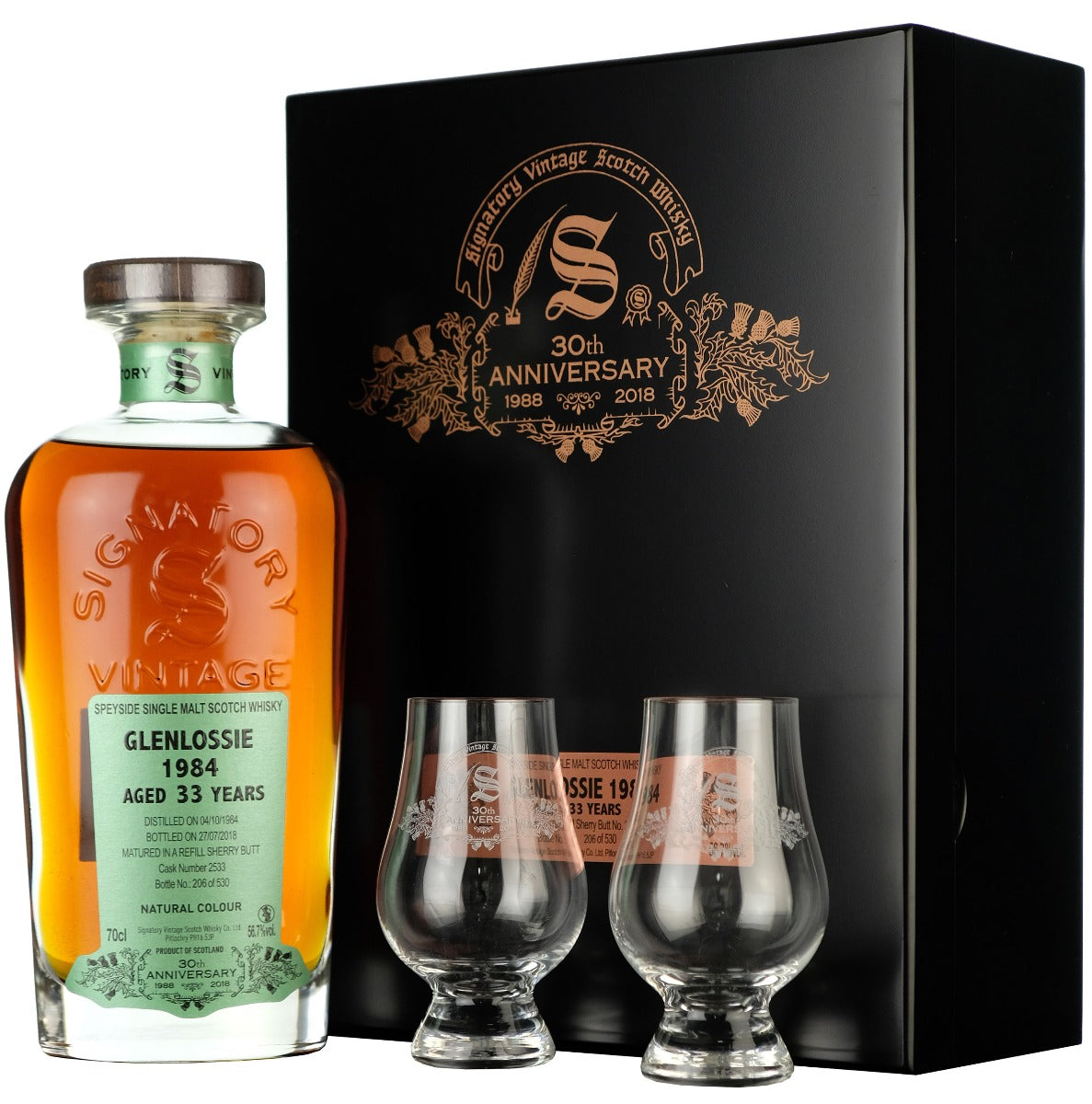 Glenlossie 1984-2018 | 33 Year Old Signatory Vintage 30th Anniversary