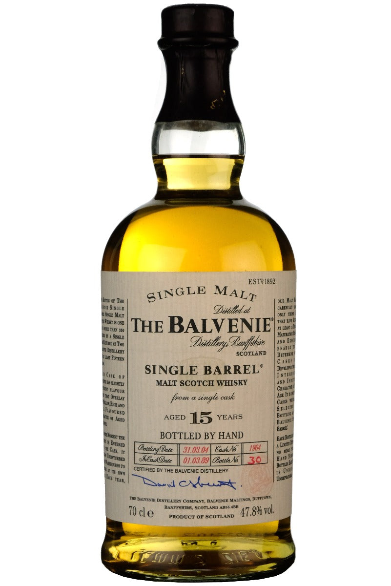 Balvenie 1989-2004 | 15 Year Old Single Cask 1964