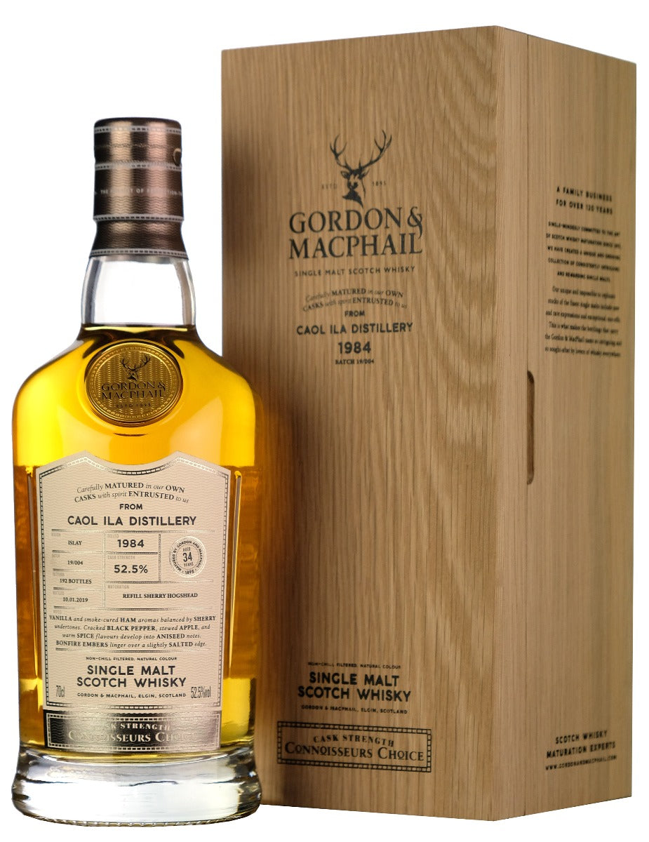 Caol Ila 1984-2019 | 34 Year Old Gordon & MacPhail Connoisseurs Choice Single Cask