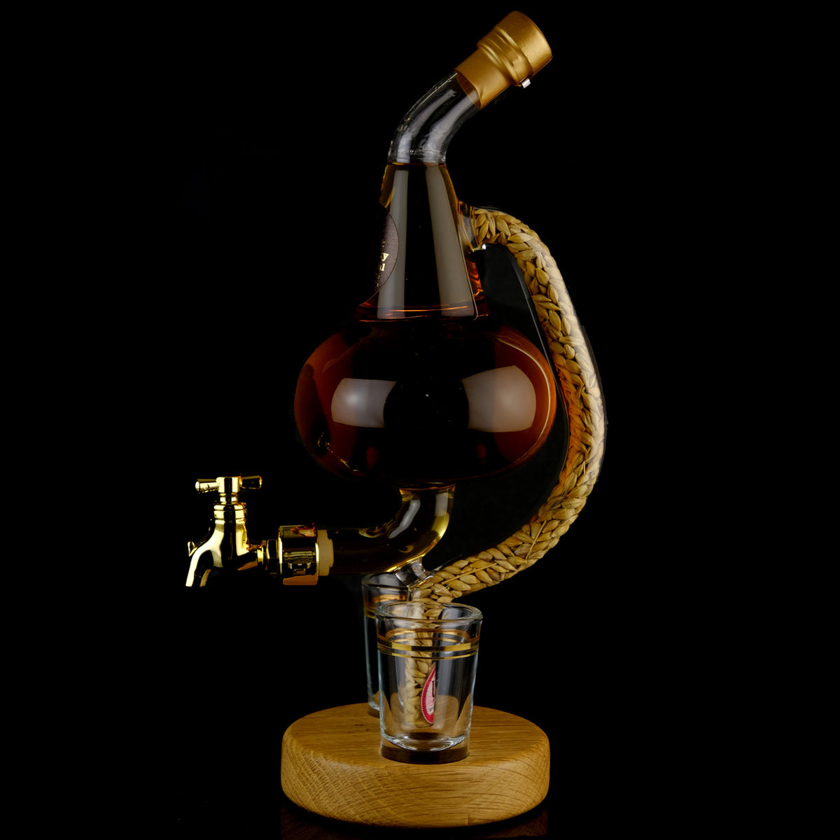 Pot Still Tap Single Malt Whisky Decanter With Glasses