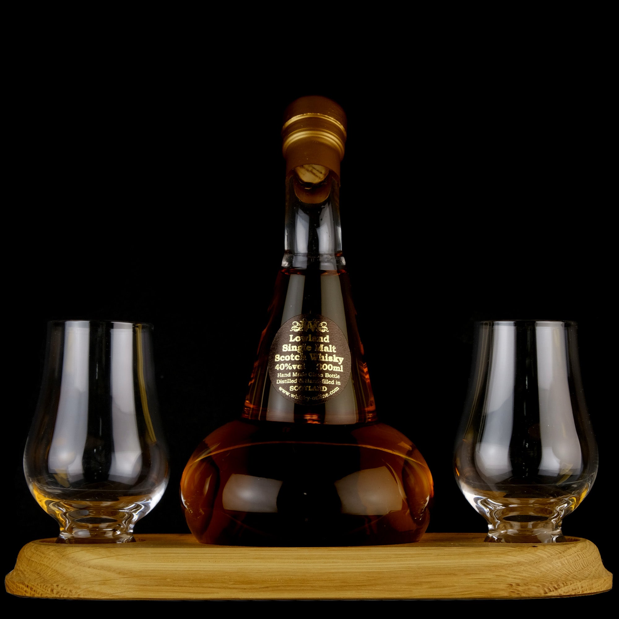 Pot Still Whisky Decanter With Two Nosing Glasses