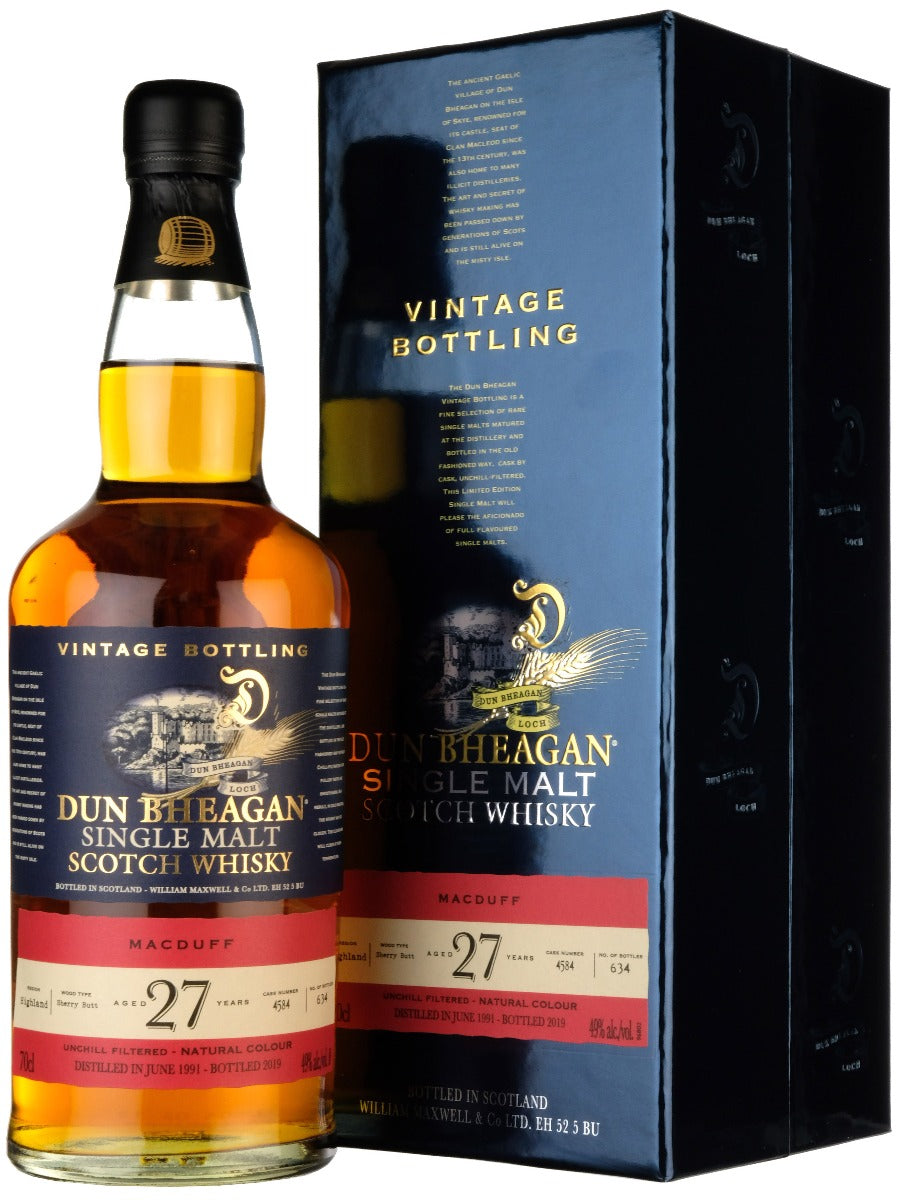 Macduff 1991-2019 | 27 Year Old Dun Bheagan Cask 4584