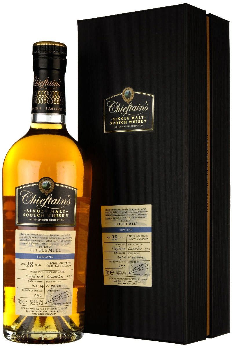 Littlemill 1990-2019 | 28 Year Old | Chieftain's | Cask 103514