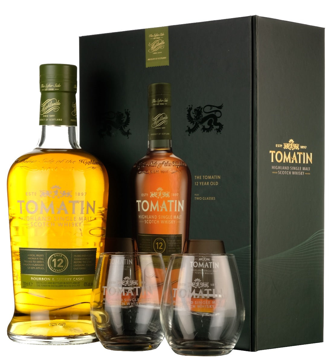 Tomatin 12 Year Old Glass Pack – Whisky-Online Shop