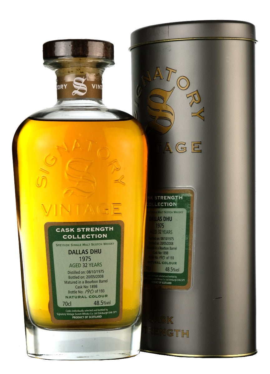 Dallas Dhu 1975-2008 | 32 Year Old | Signatory Vintage